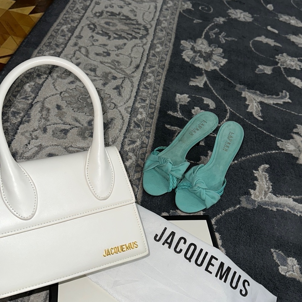 White Authentic Le grand Chiquito Jacquemus bag
